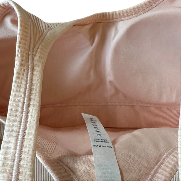 LULULEMON Ebb To Street Tank pink/peach racerback ribbed hip length sz 8 - NWT! - Picture 9 of 9